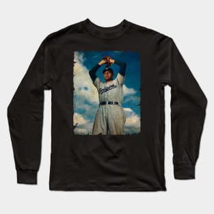 Don Newcombe in Los Angeles Dodgers Long Sleeve T-Shirt